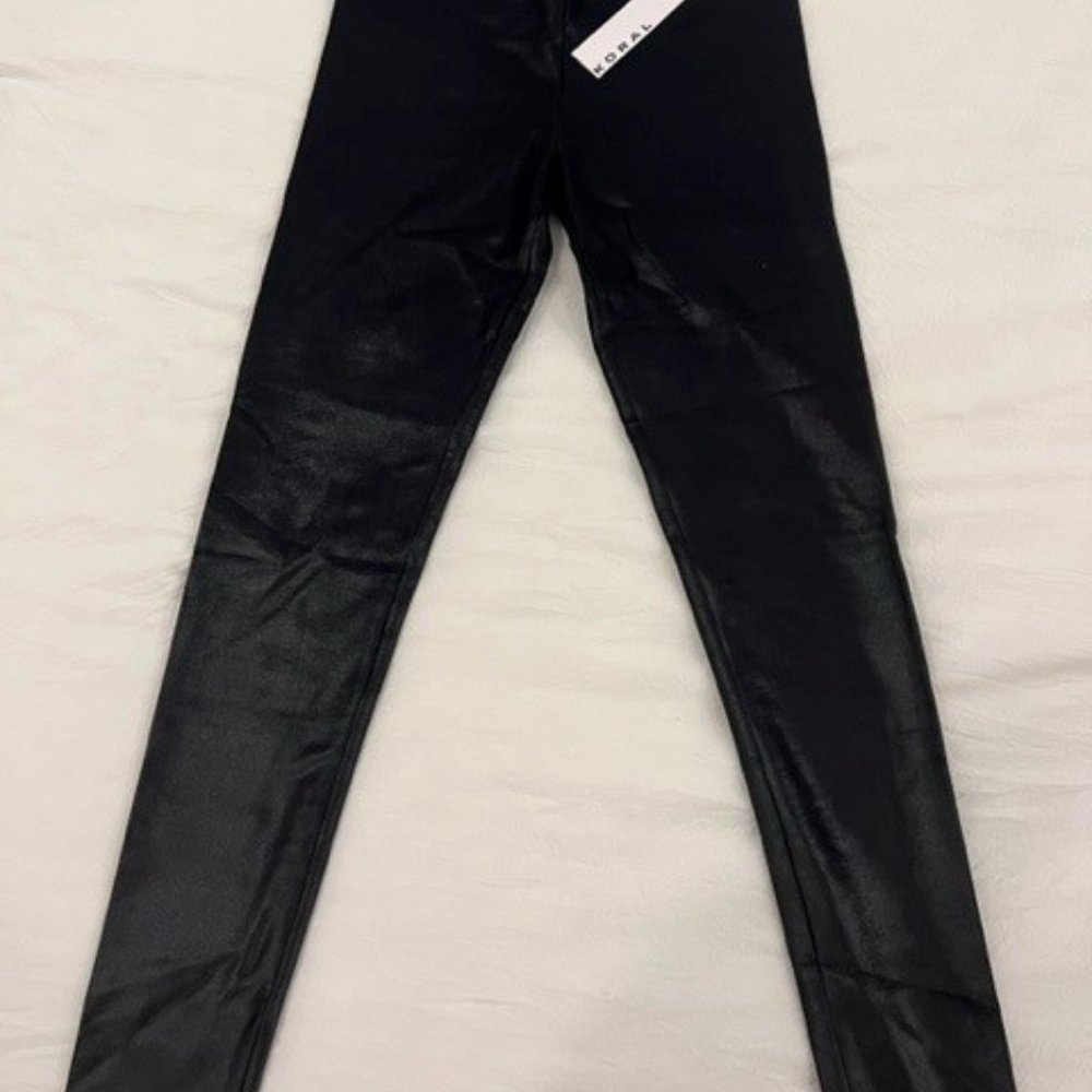 Koral Black Shiny Leggings - New with tags